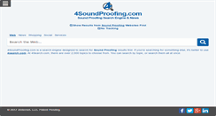 Desktop Screenshot of 4soundproofing.com